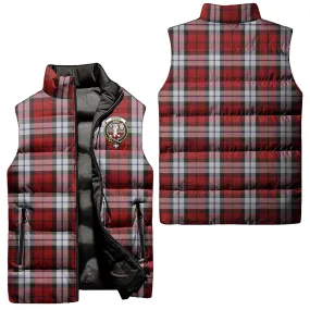 Brodie Dress Tartan Sleeveless Puffer Jacket with Family Crest