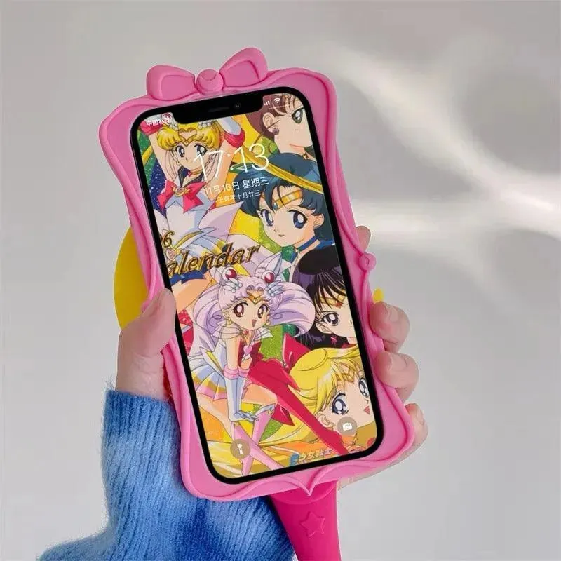 3D Moon Wand Holder Case (For iPhones)