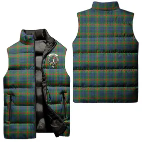 Aiton Tartan Sleeveless Puffer Jacket with Family Crest