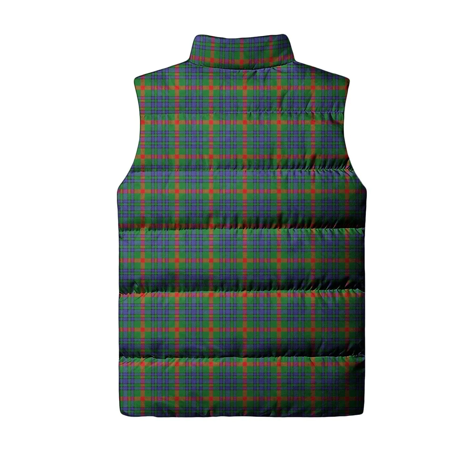 Aiton Tartan Sleeveless Puffer Jacket with Family Crest