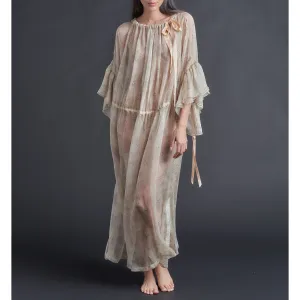 Alba Caftan in Liberty Crinkle Chiffon - Dulwich Park