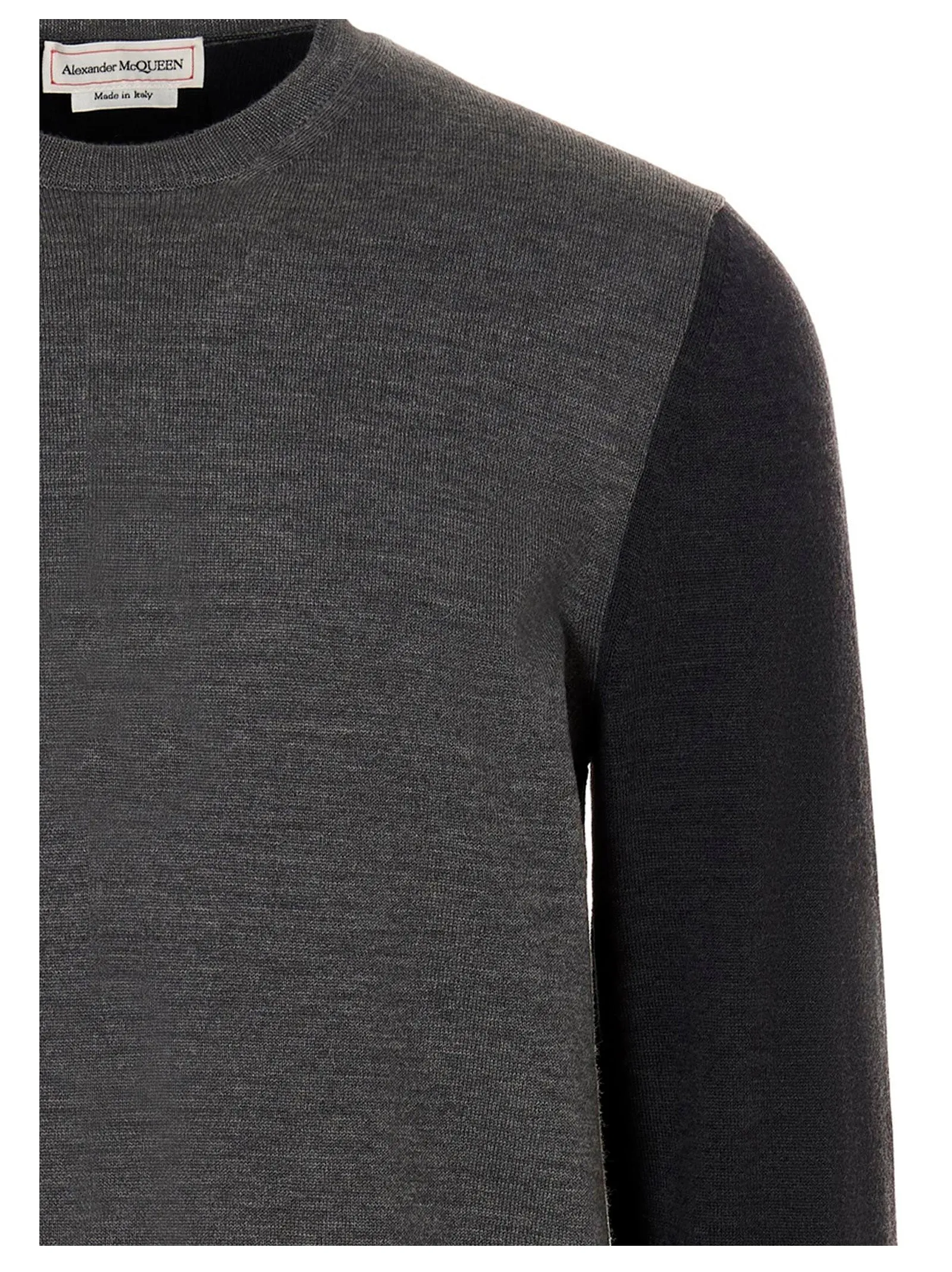 Alexander McQueen Two-Tone Crewneck Jumper