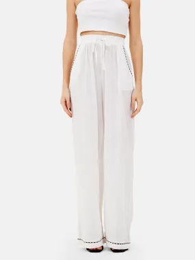 Alice Pull-On Linen Blend Trousers