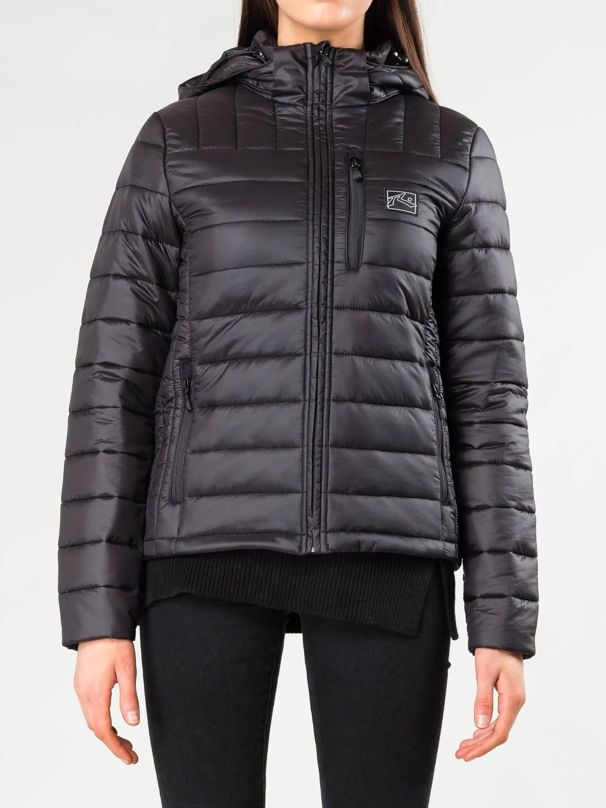 All In Puffer Jacket - Black