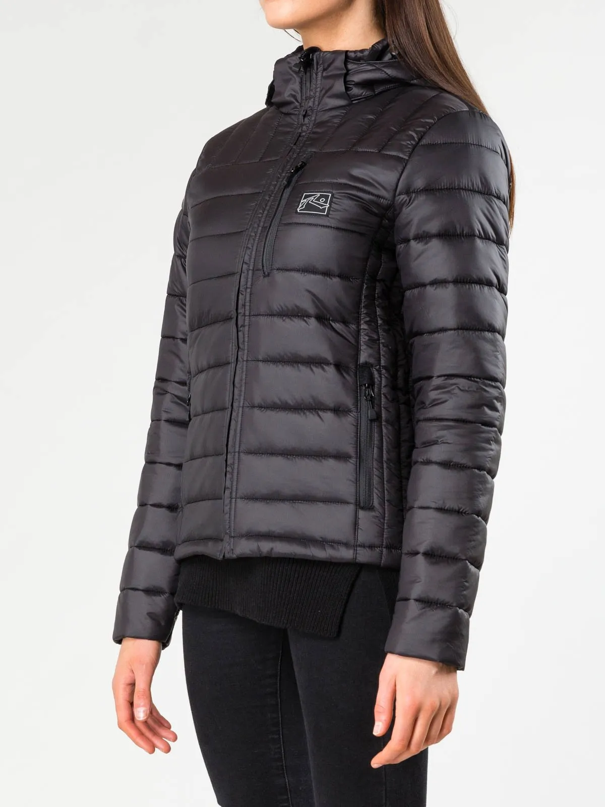 All In Puffer Jacket - Black