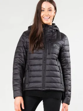 All In Puffer Jacket - Black