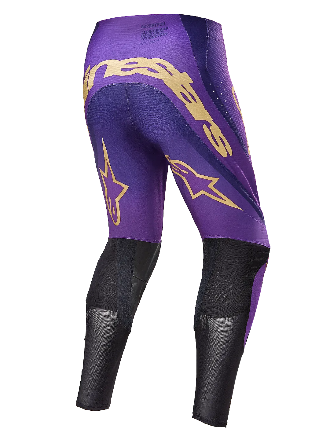 Alpinestars Supertech Pants Champ LE Ultraviolet Gold Black