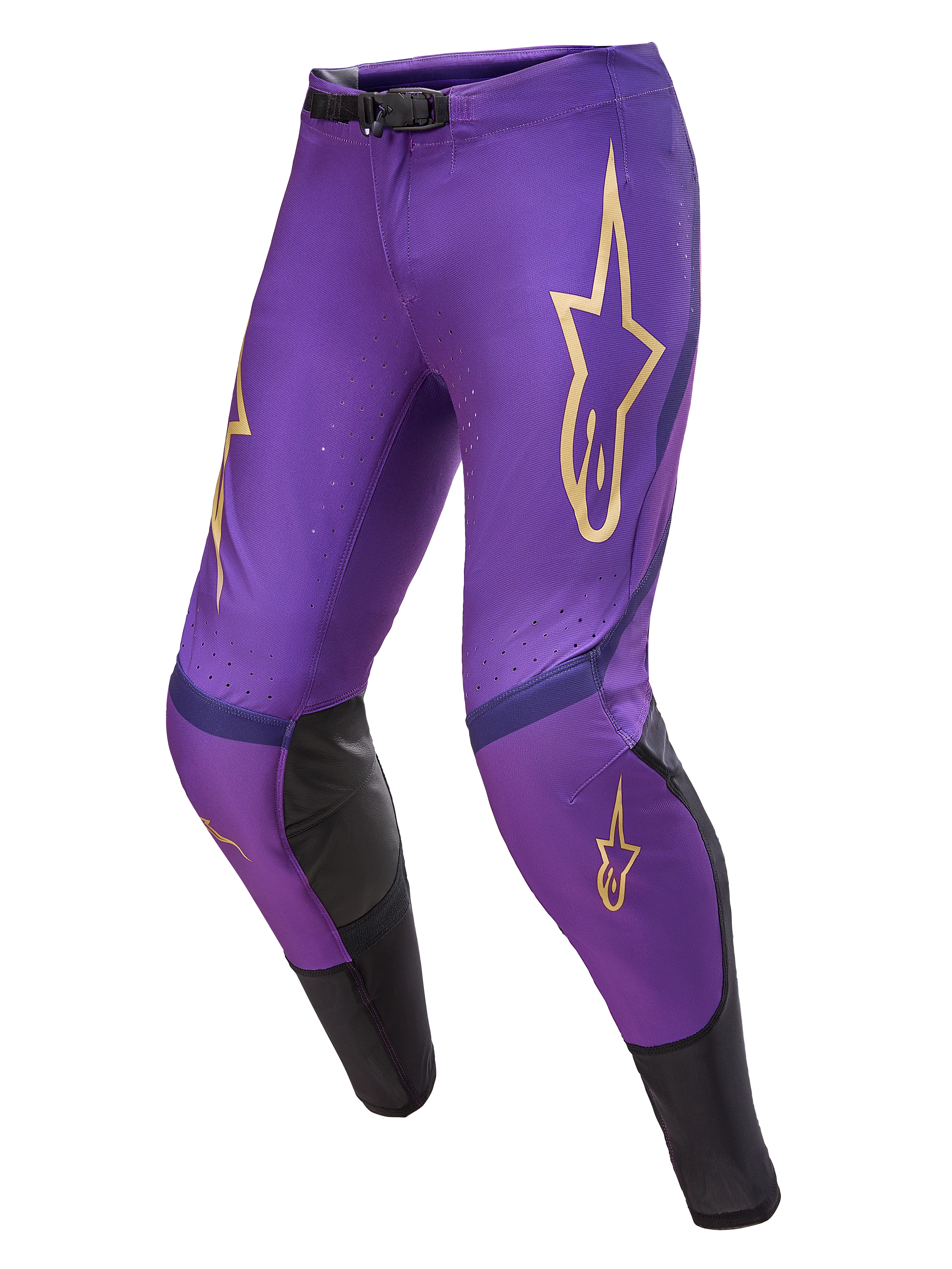 Alpinestars Supertech Pants Champ LE Ultraviolet Gold Black