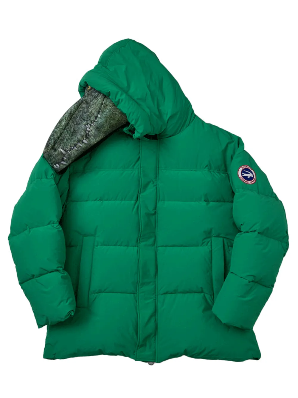 Animal Trim Puffer Jacket