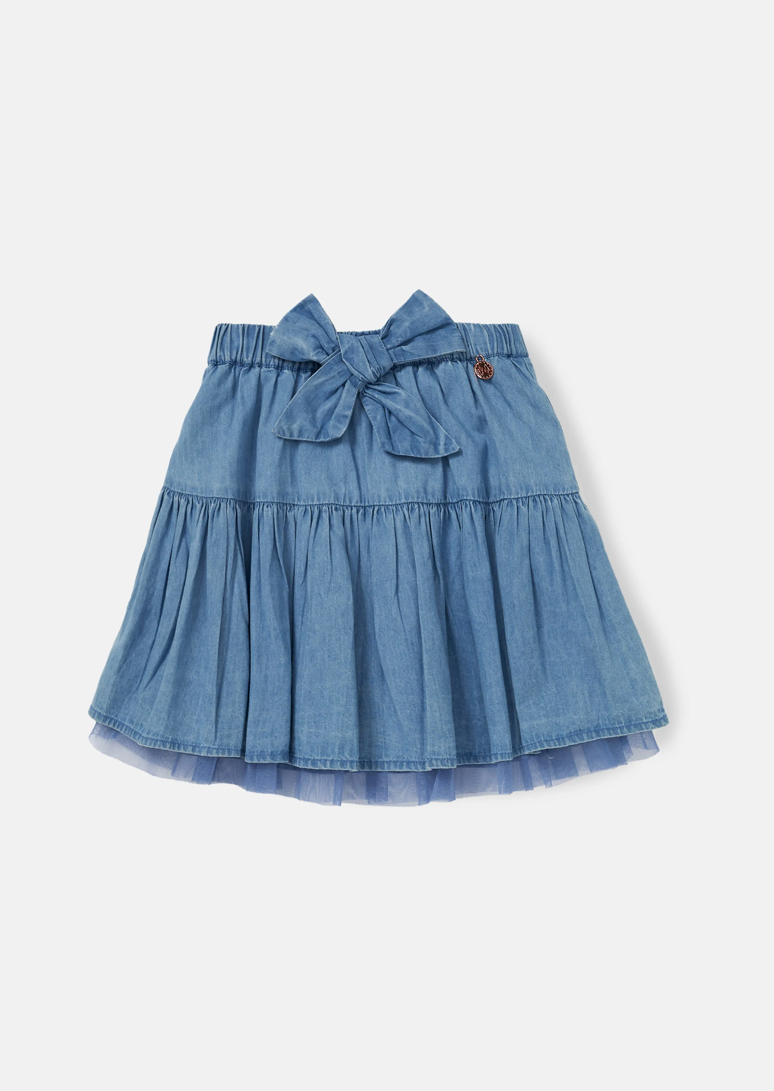 Annie Denim Bow Skirt