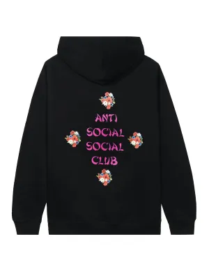 Anti Social Social Club 2 Much Of Heaven Hoodie Black