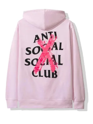 Anti Social Social Club Cancelled Hoodie Pink