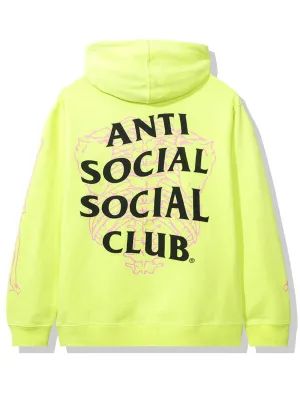 Anti Social Social Club Car Underwater Hoodie Neon Green