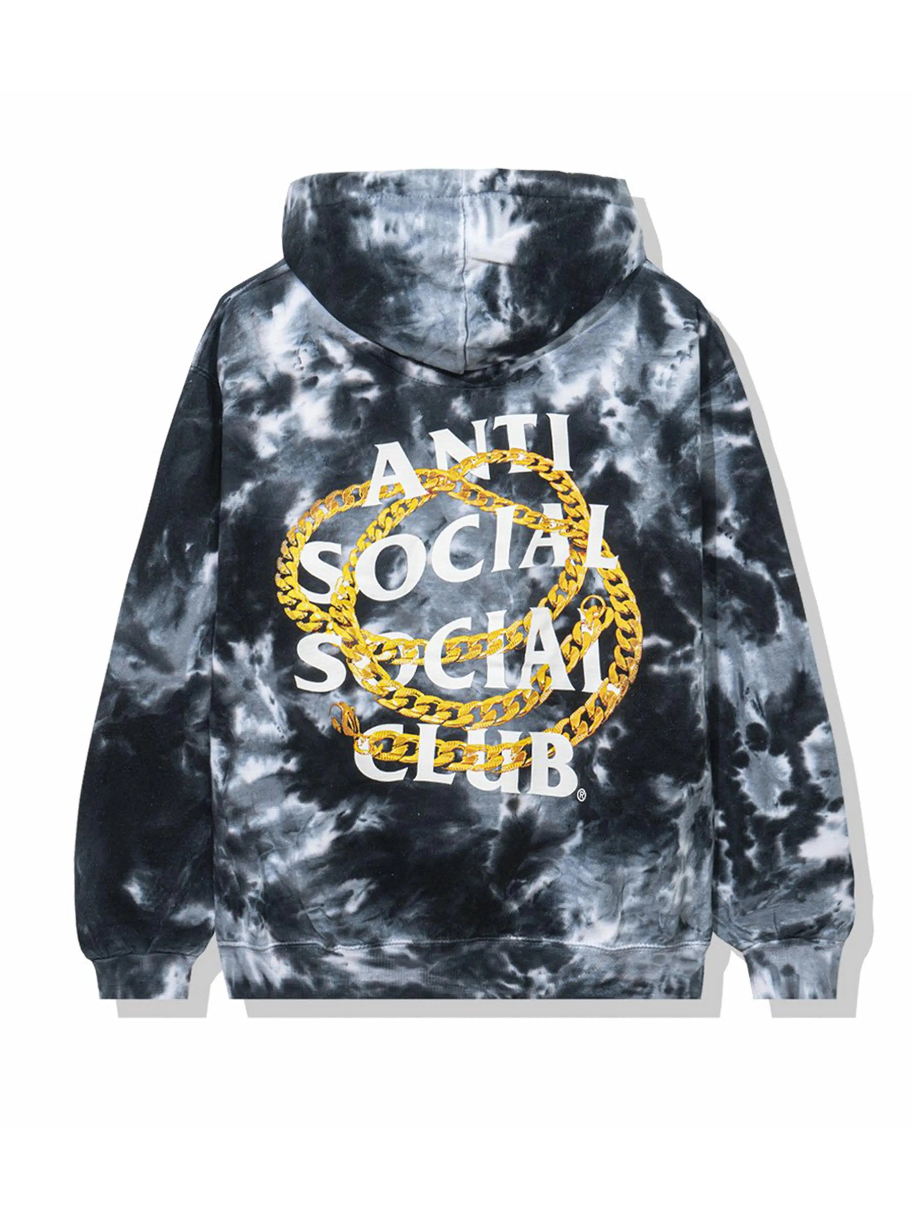 Anti Social Social Club Good Hoodie Black Tie Dye