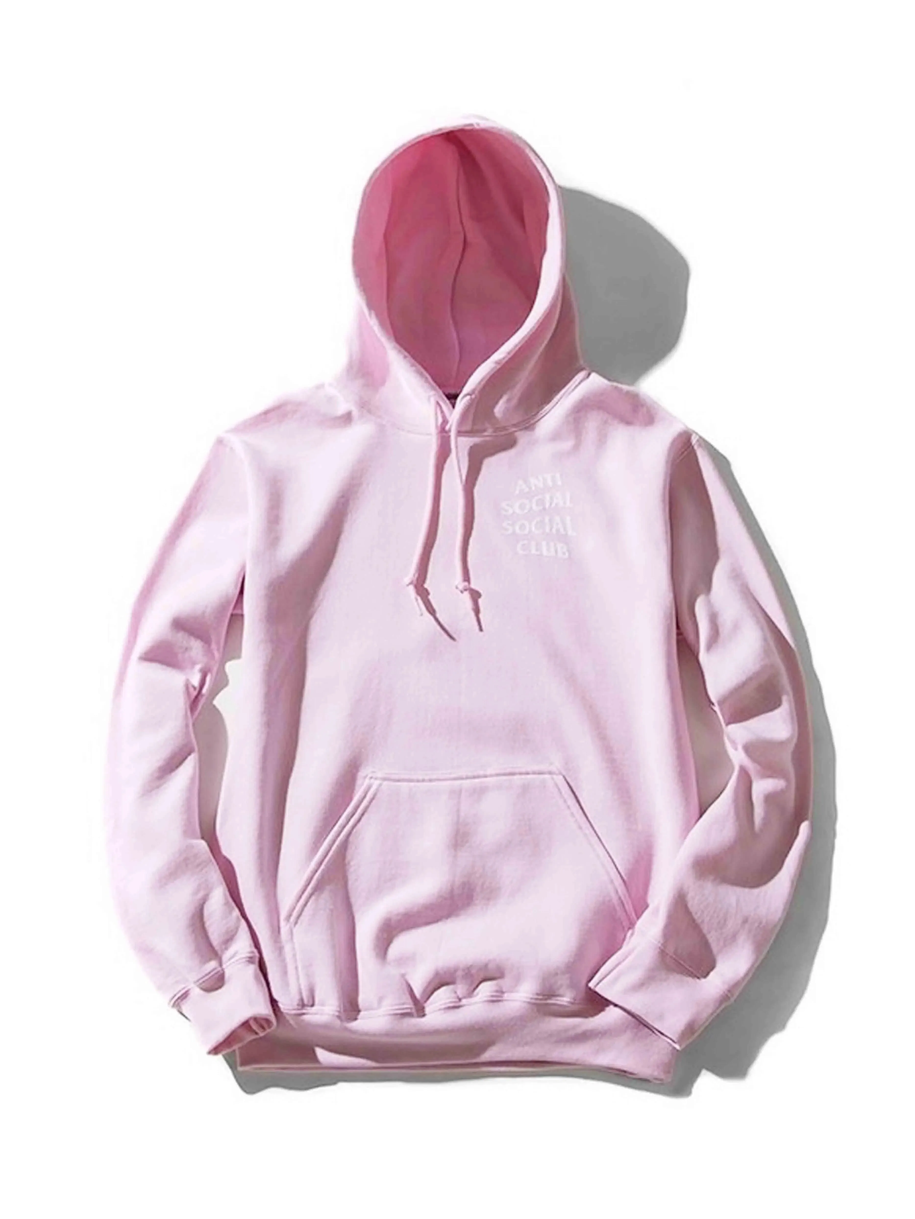 Anti Social Social Club Logo Hoodie Pink M