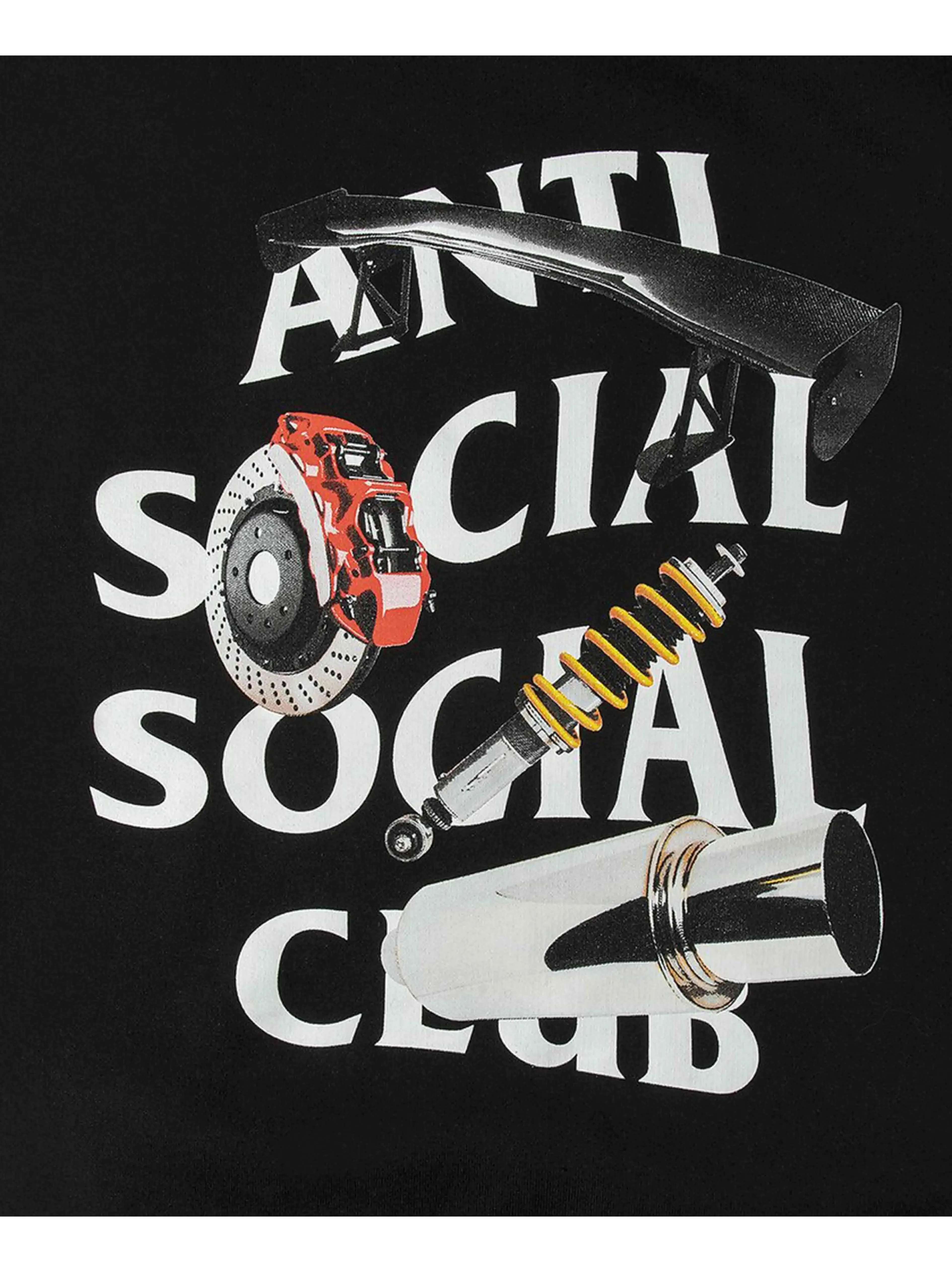 Anti Social Social Club Riceroni Hoodie Black