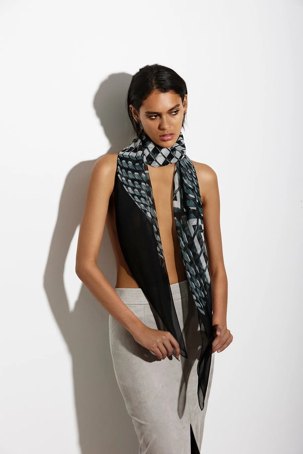 ARCHITECTURE SCARF DENIM HUES