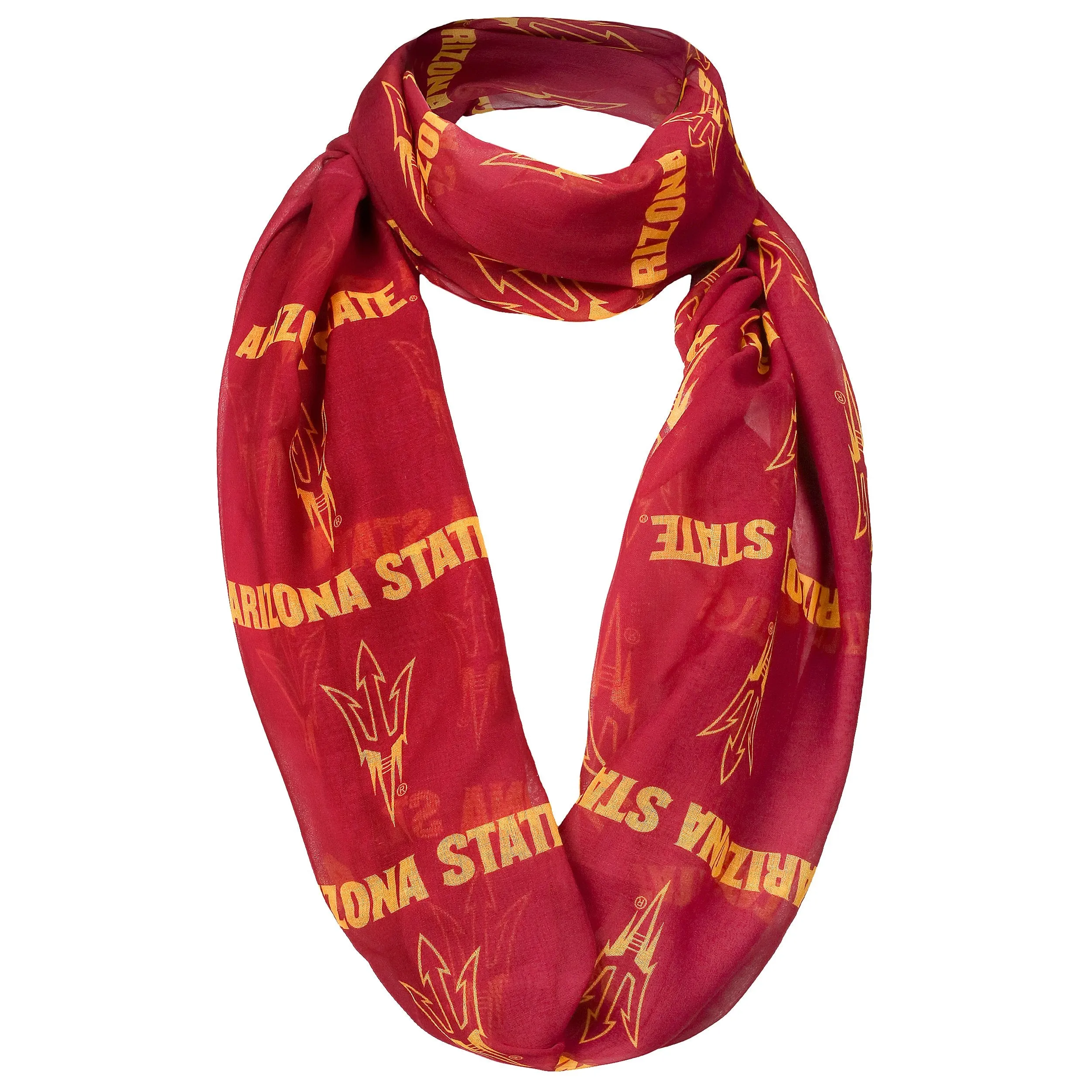 Arizona State Sun Devils NCAA Team Logo Infinity Scarf