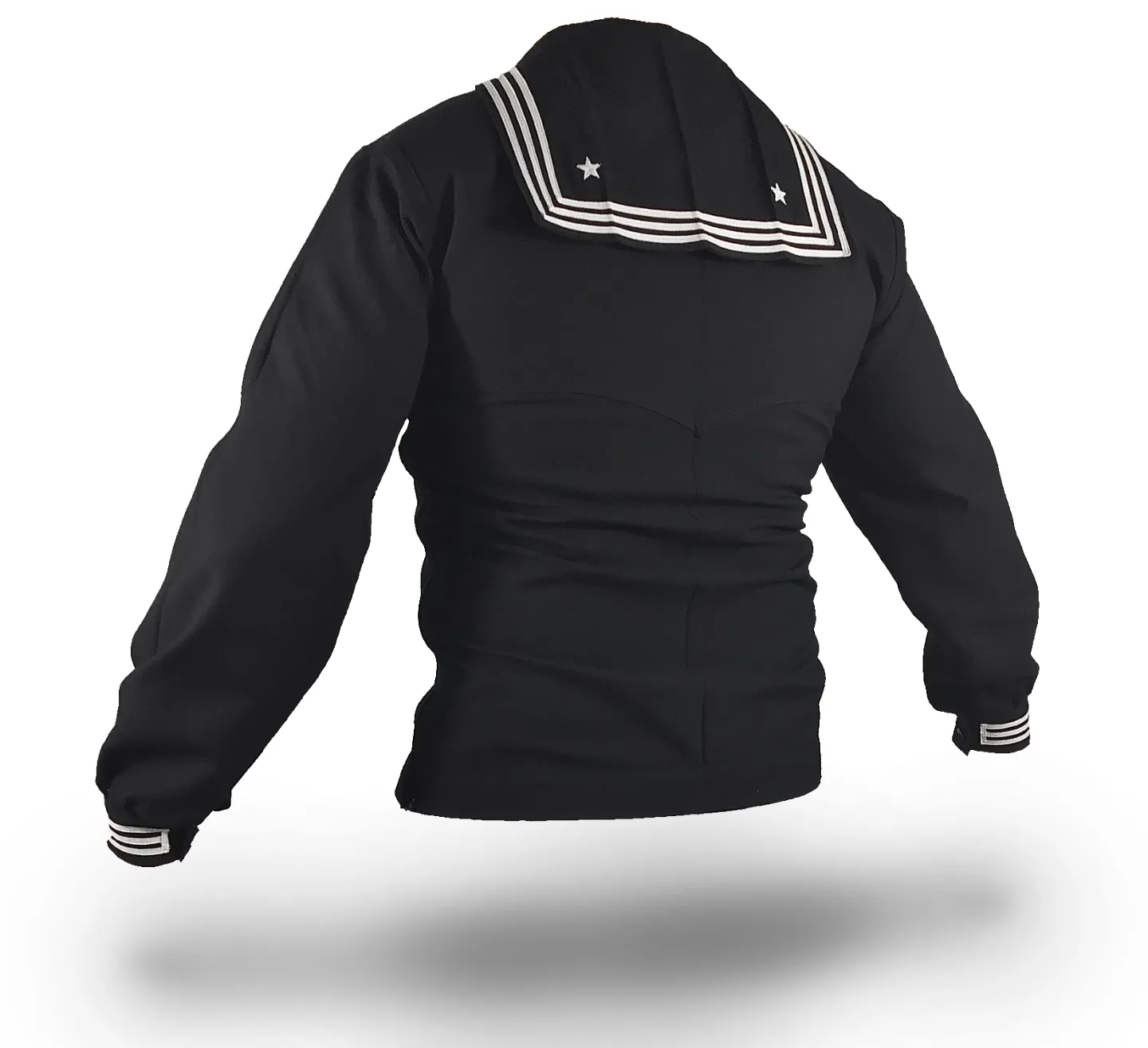 AS-IS NAVY Men's SDB Jumper Top - Zipper