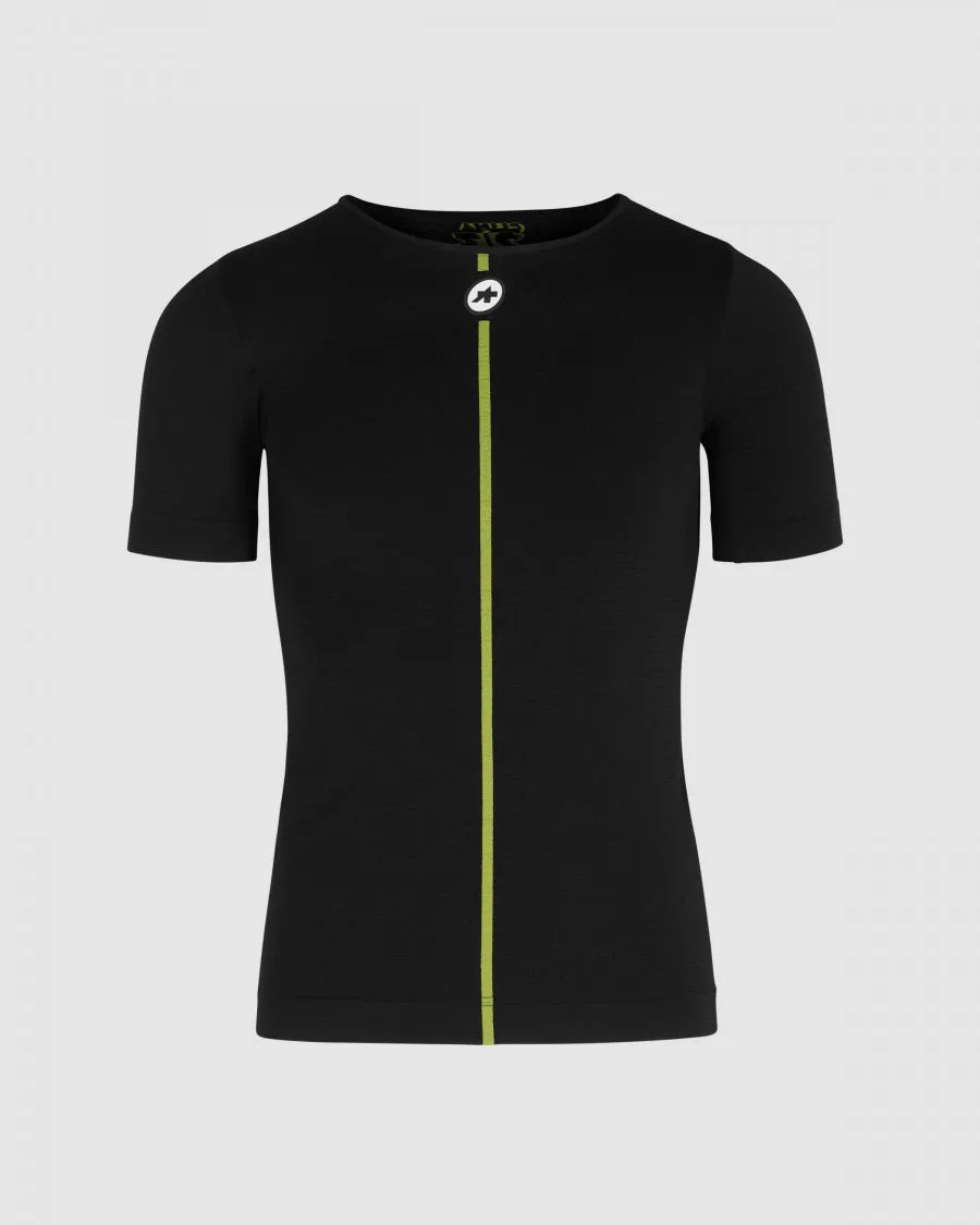 Assos SS Skin Layer Spring Fall Short Sleeve Base Layer - black