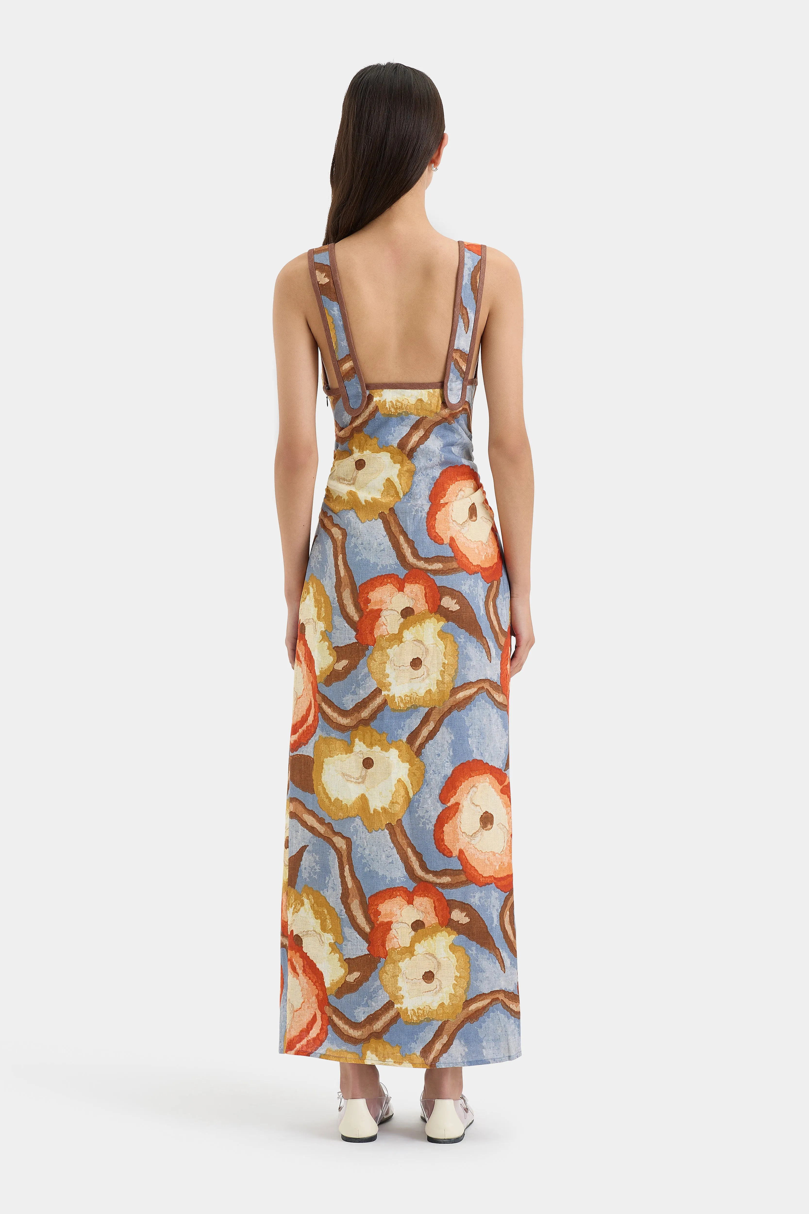 Avery V Neck Midi Dress