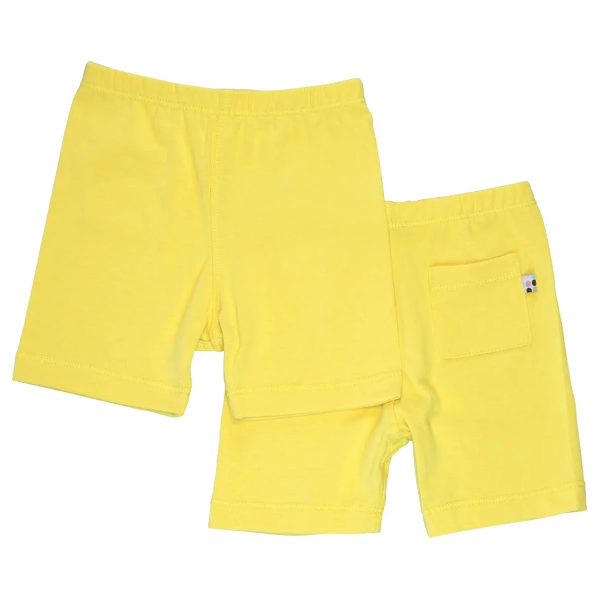 babysoy Inc - Basic Comfy Shorts - Banana