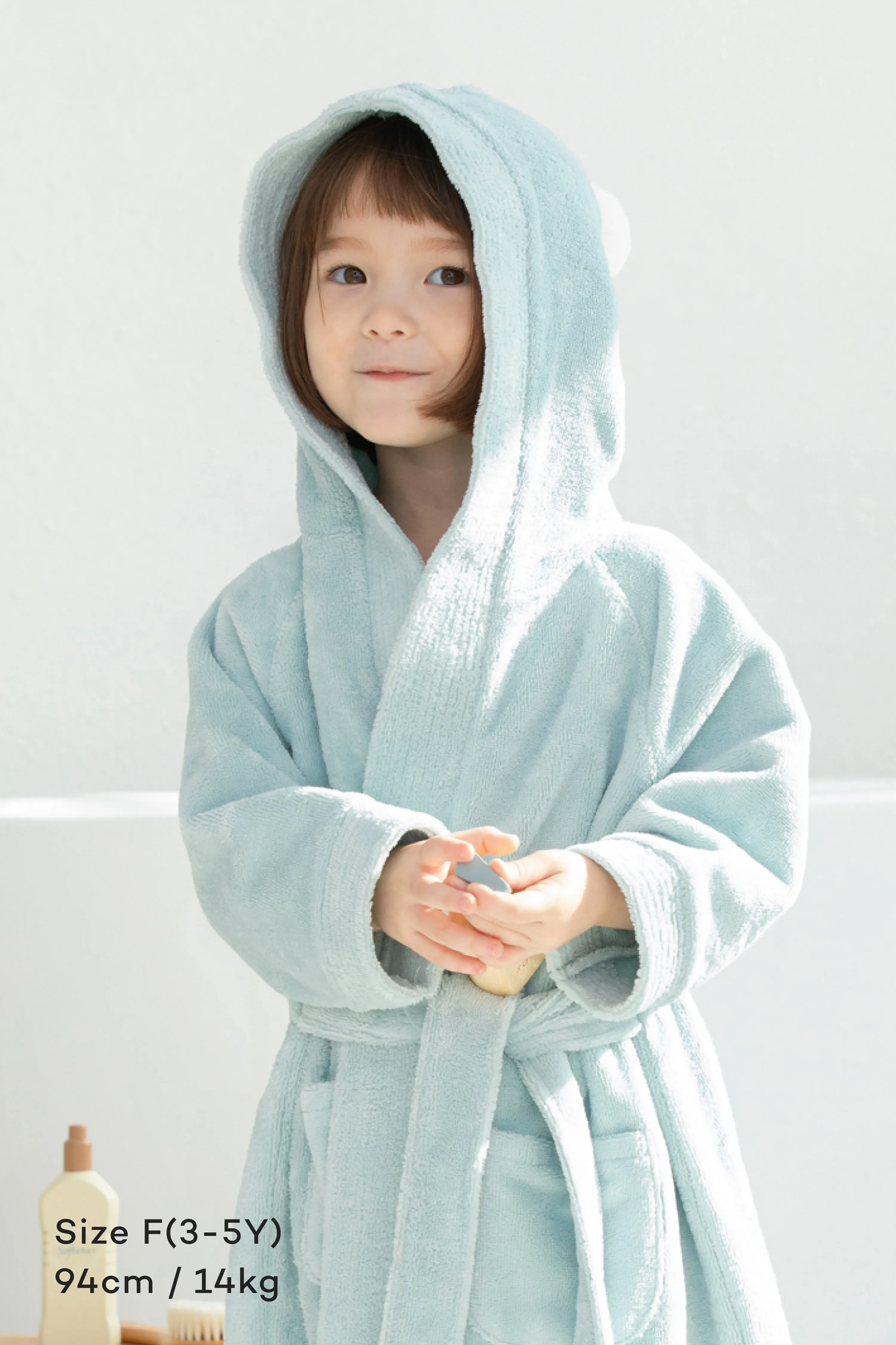 Bamboo Cotton Hooded Bathrobe (3-7Y)