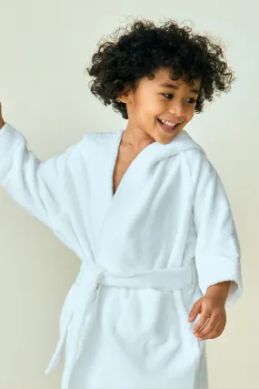 Bamboo Cotton Hooded Bathrobe [Cream] (3-7Y)