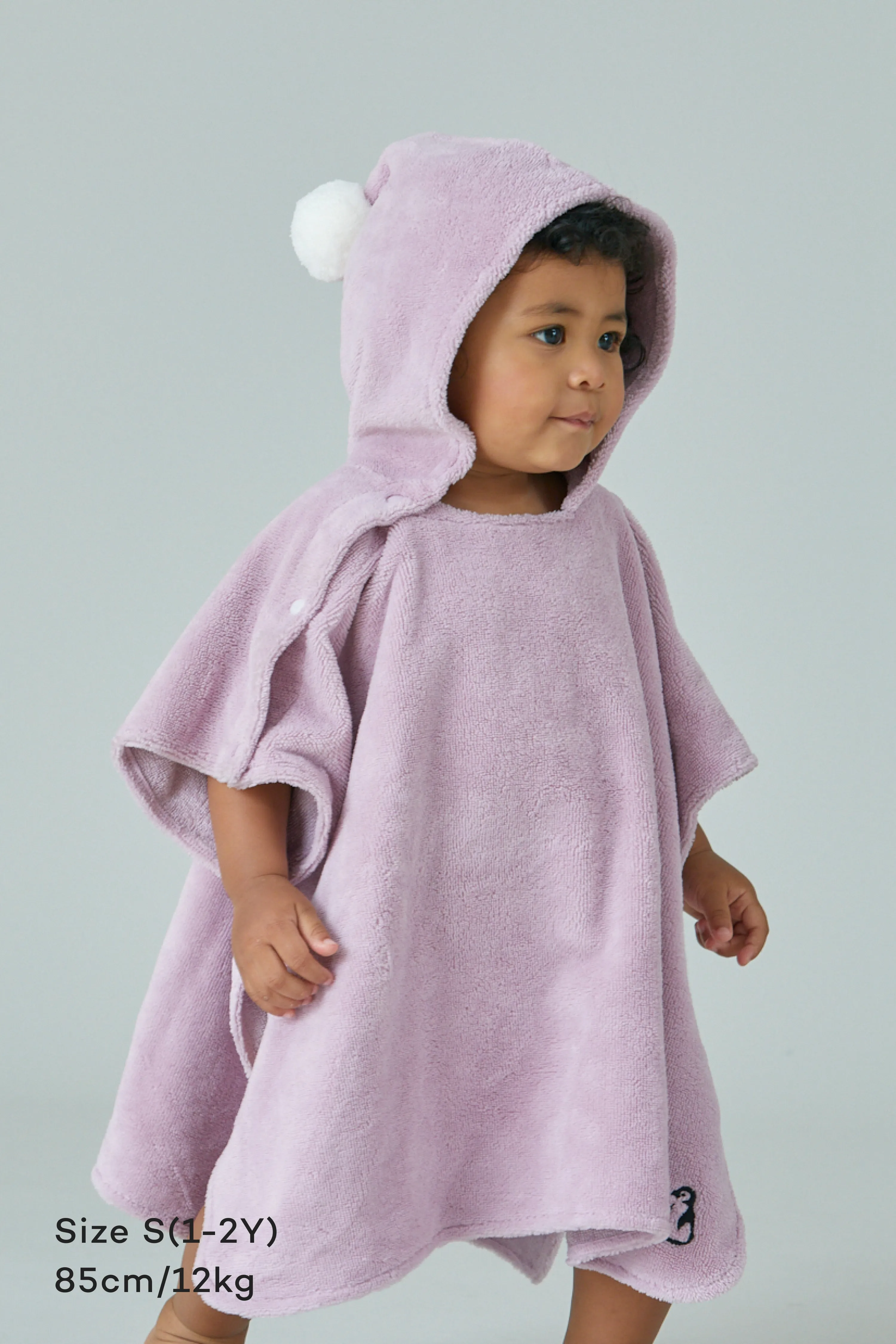 Bamboo Cotton Hooded Poncho Towel (1-4Y)