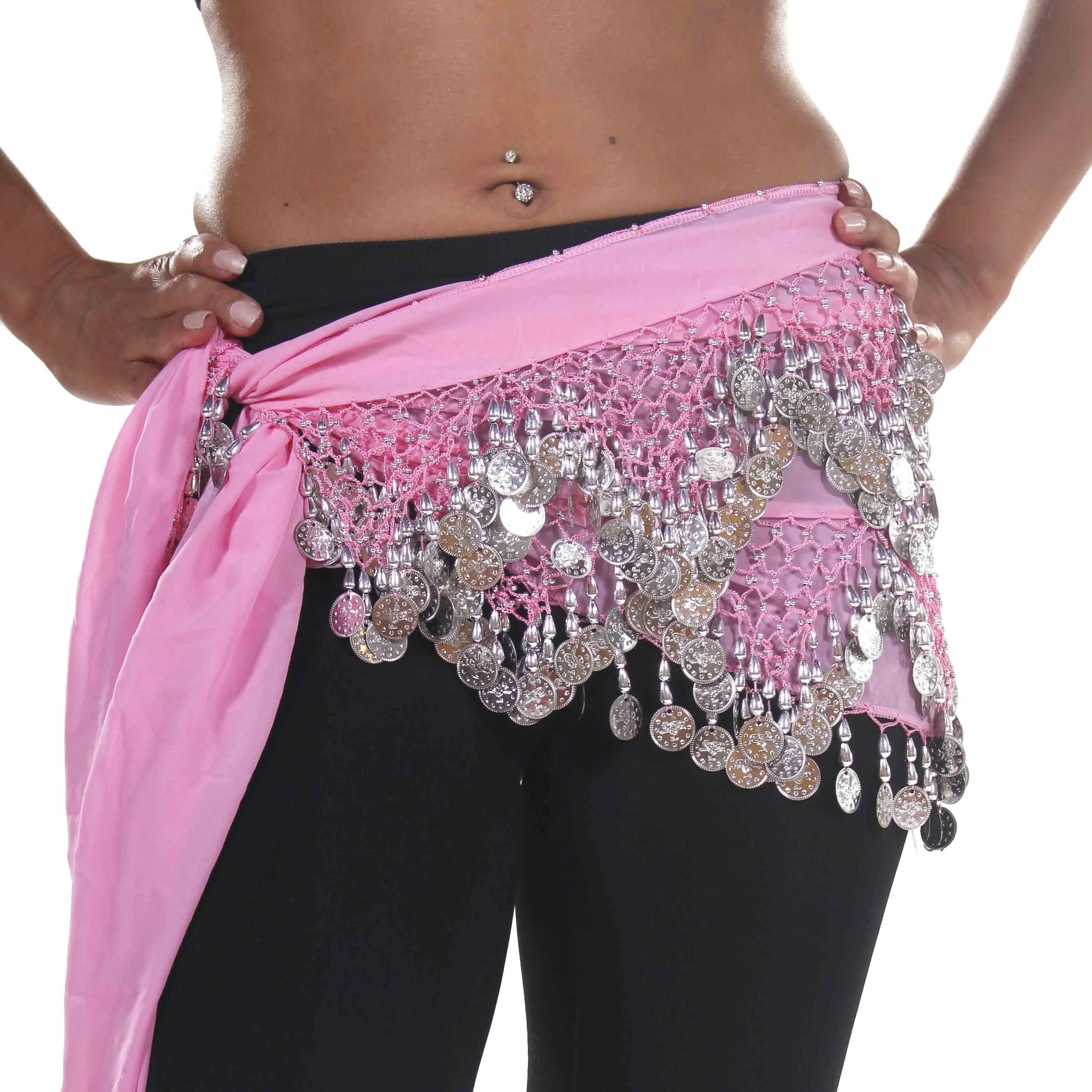 Belly Dance Chiffon Triangular Pattern Hip scarf | WINDING WINDS