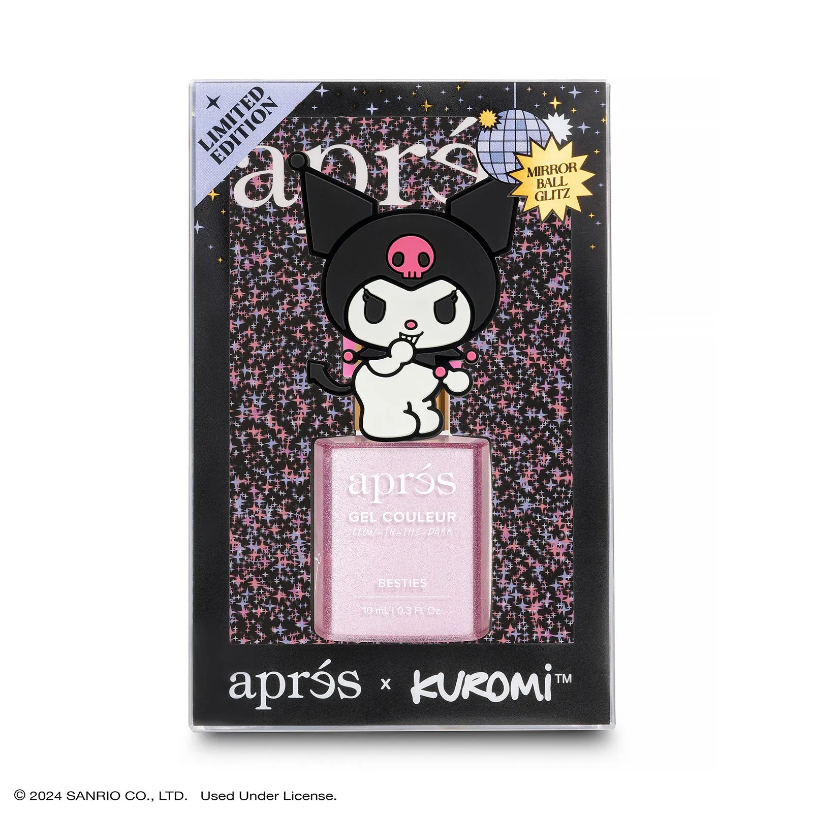 Besties - Kuromi™ Flash Glitter Gel Couleur, 10ml