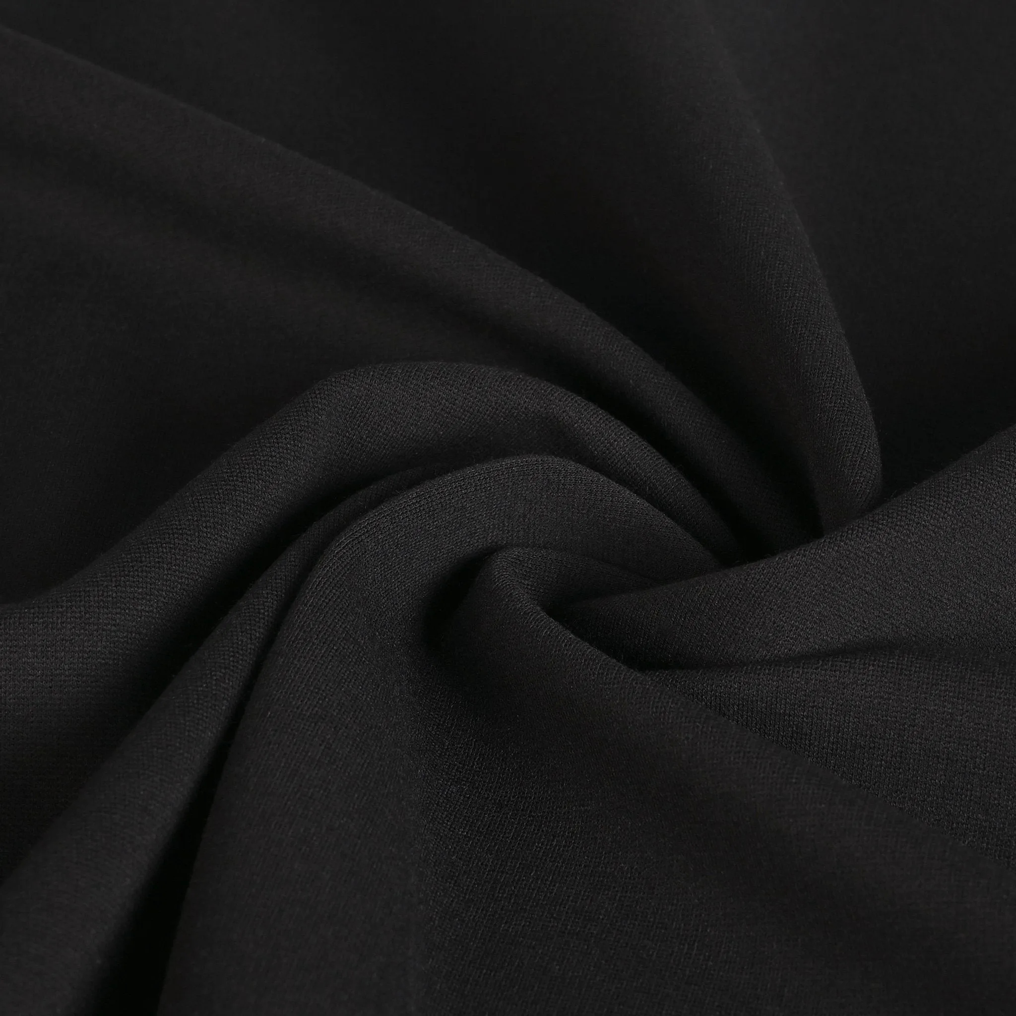 Black Punto Roma Fabric 1639