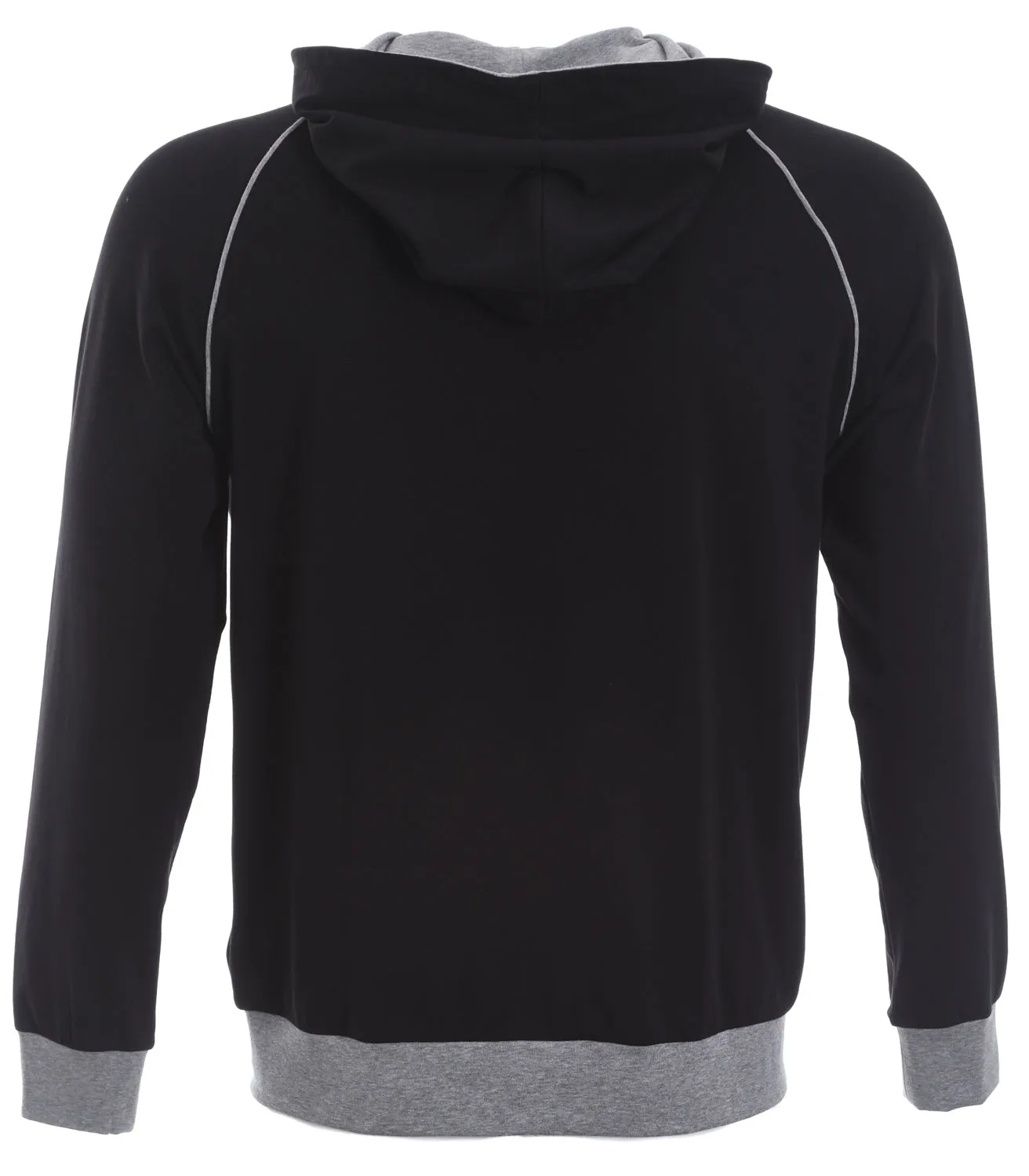 BOSS Mix & Match Jacket H Hooded Sweatshirt in Black & Grey