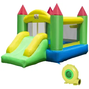 Bouncy Castle with Slide Inflatable Bouncer Kids Jumper Bounce Castle