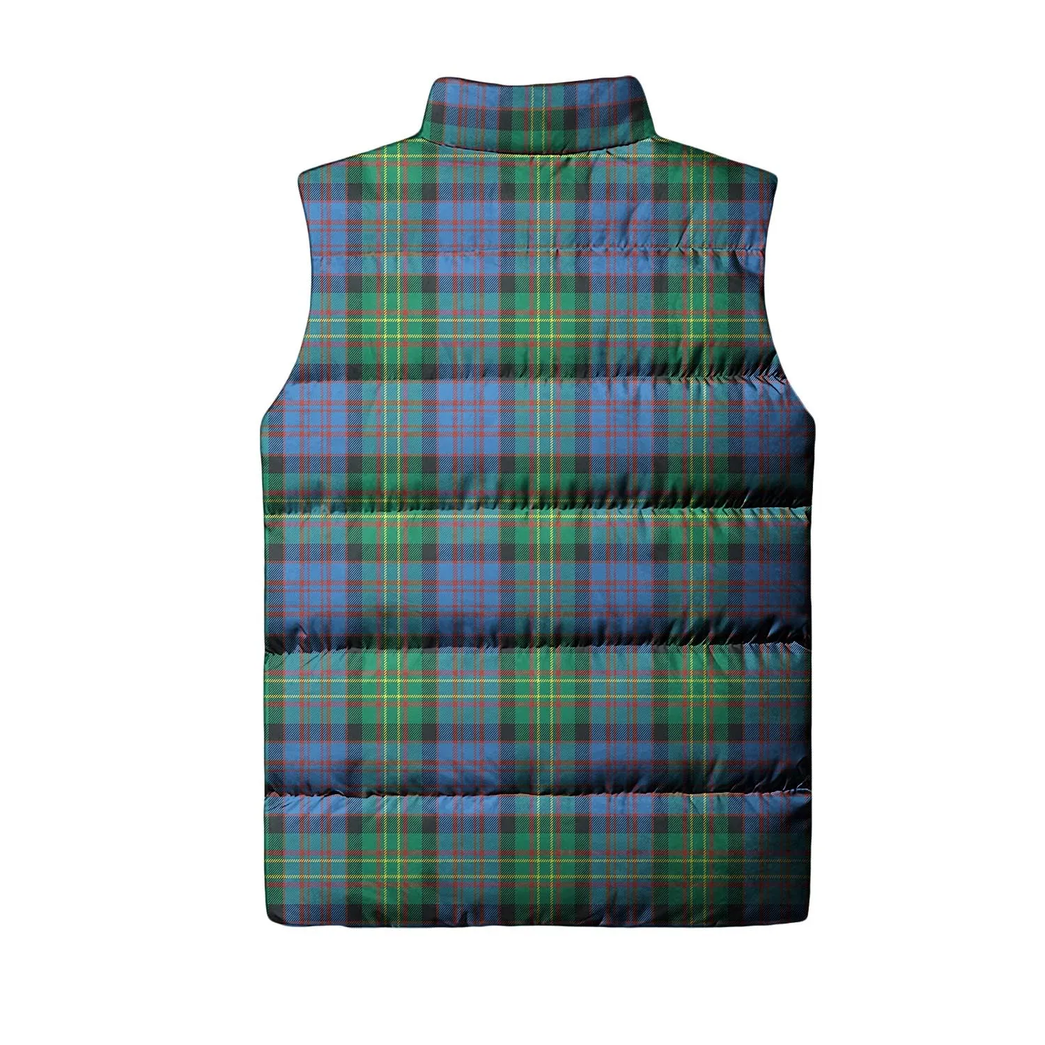 Bowie Ancient Tartan Sleeveless Puffer Jacket