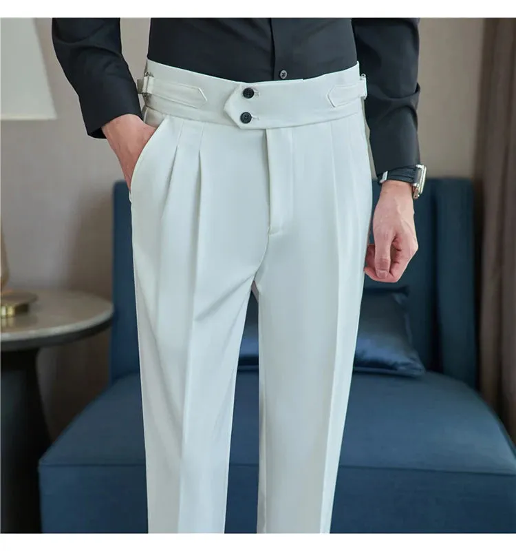 British Style Men's Dress Trousers