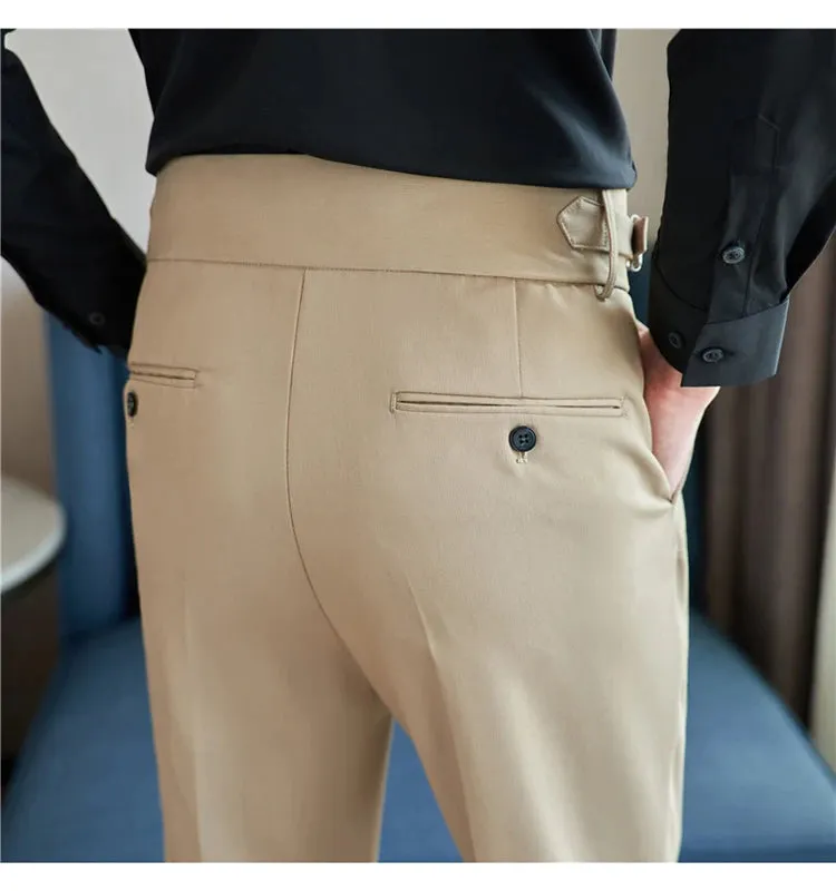 British Style Men's Dress Trousers