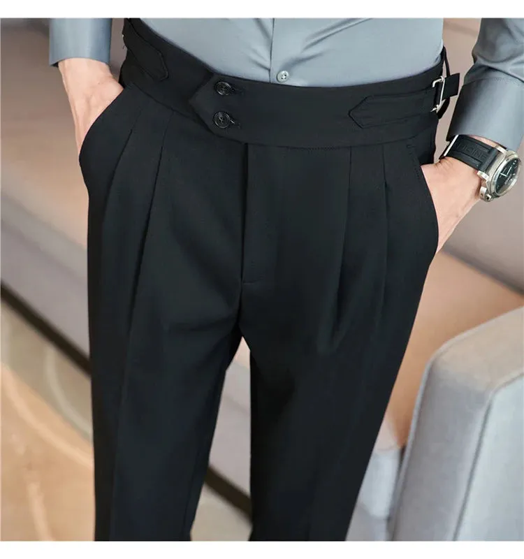 British Style Men's Dress Trousers