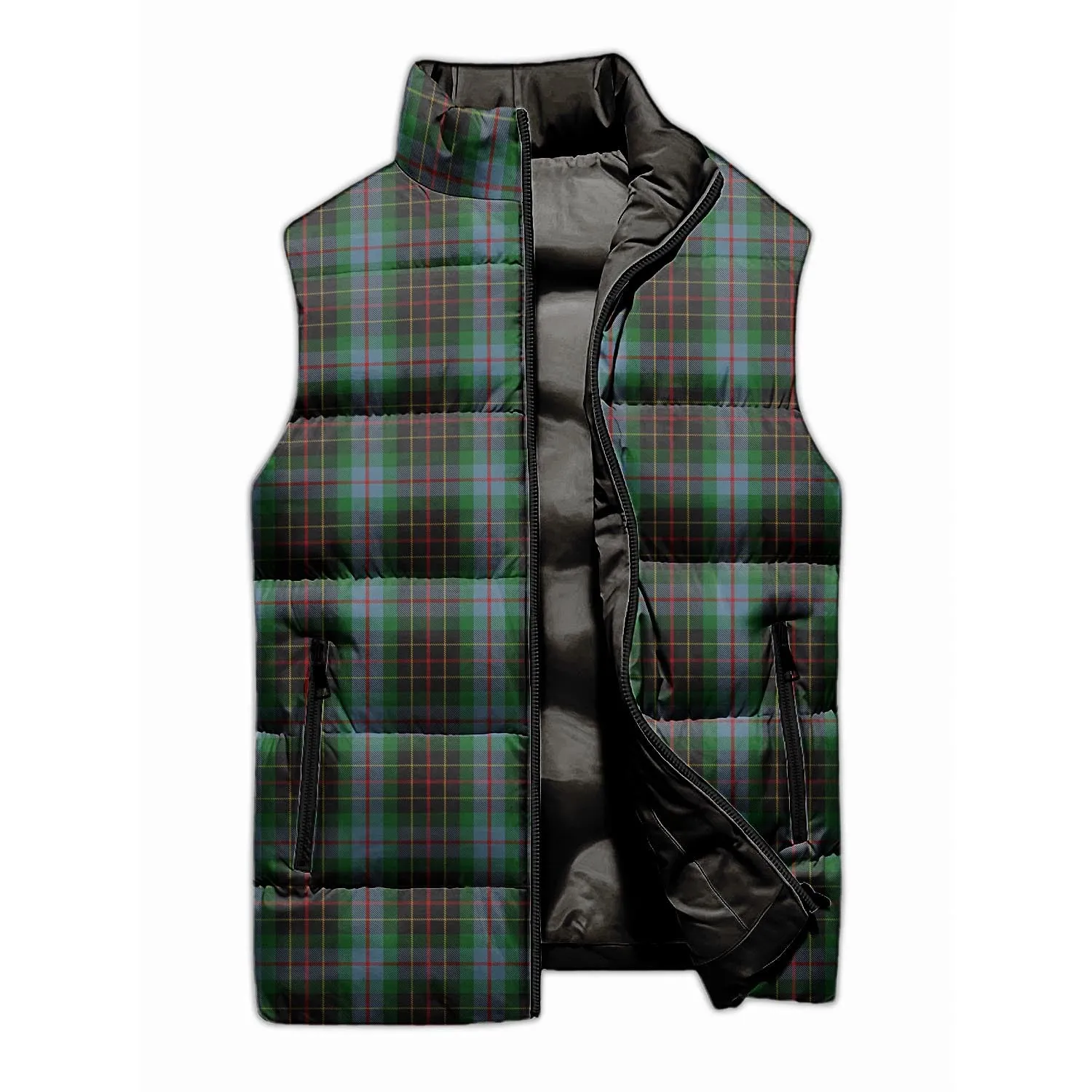 Brodie Hunting Tartan Sleeveless Puffer Jacket