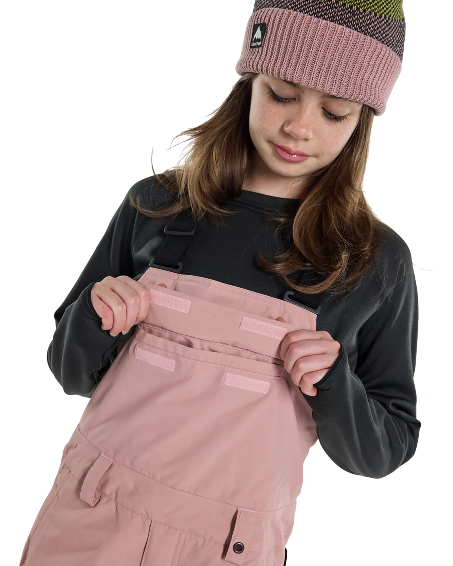 Burton Kids' Skylar 2L Bib Snow Pants - Powder Blush