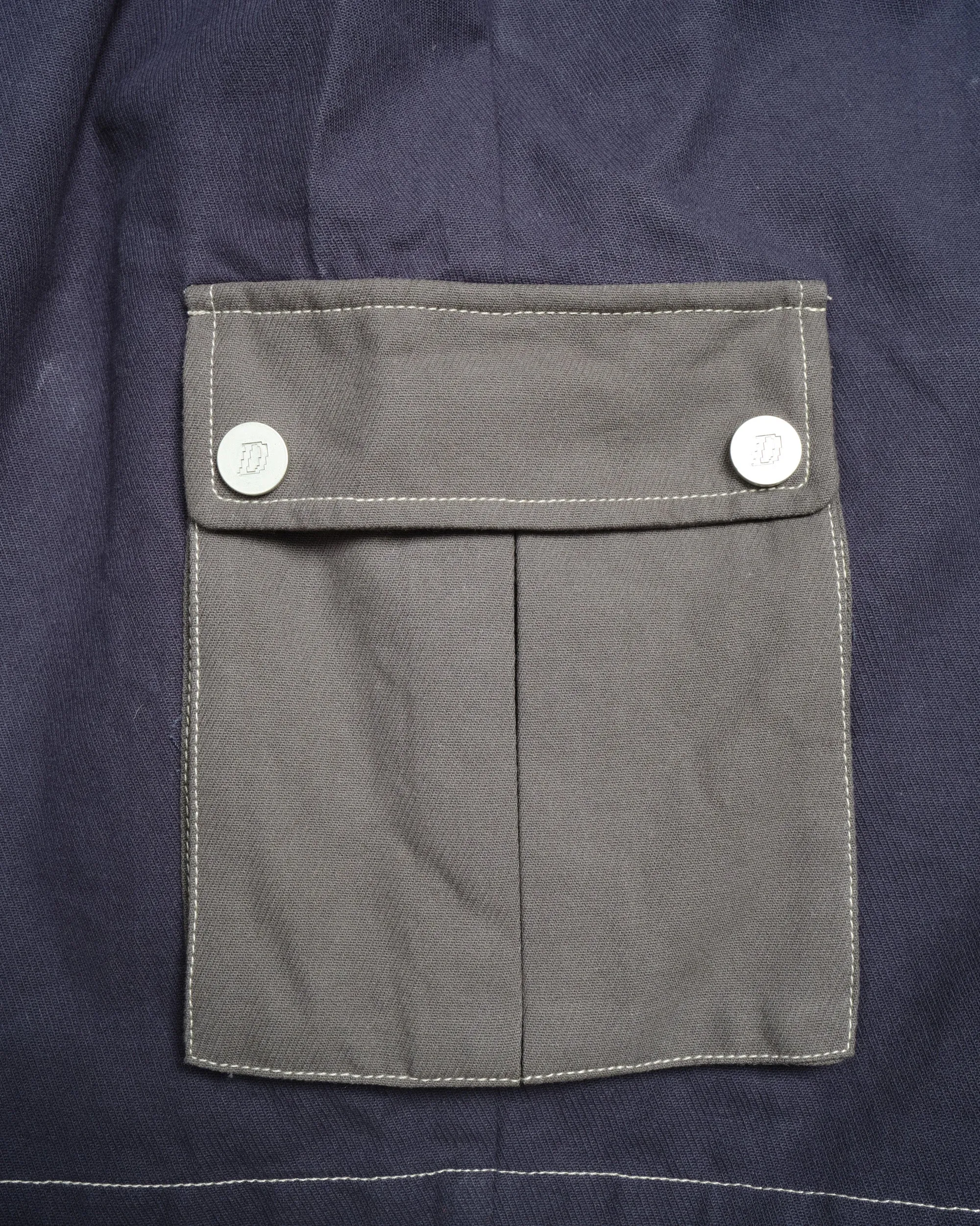 CARGO SHORT PANTS (DARK BLUE)