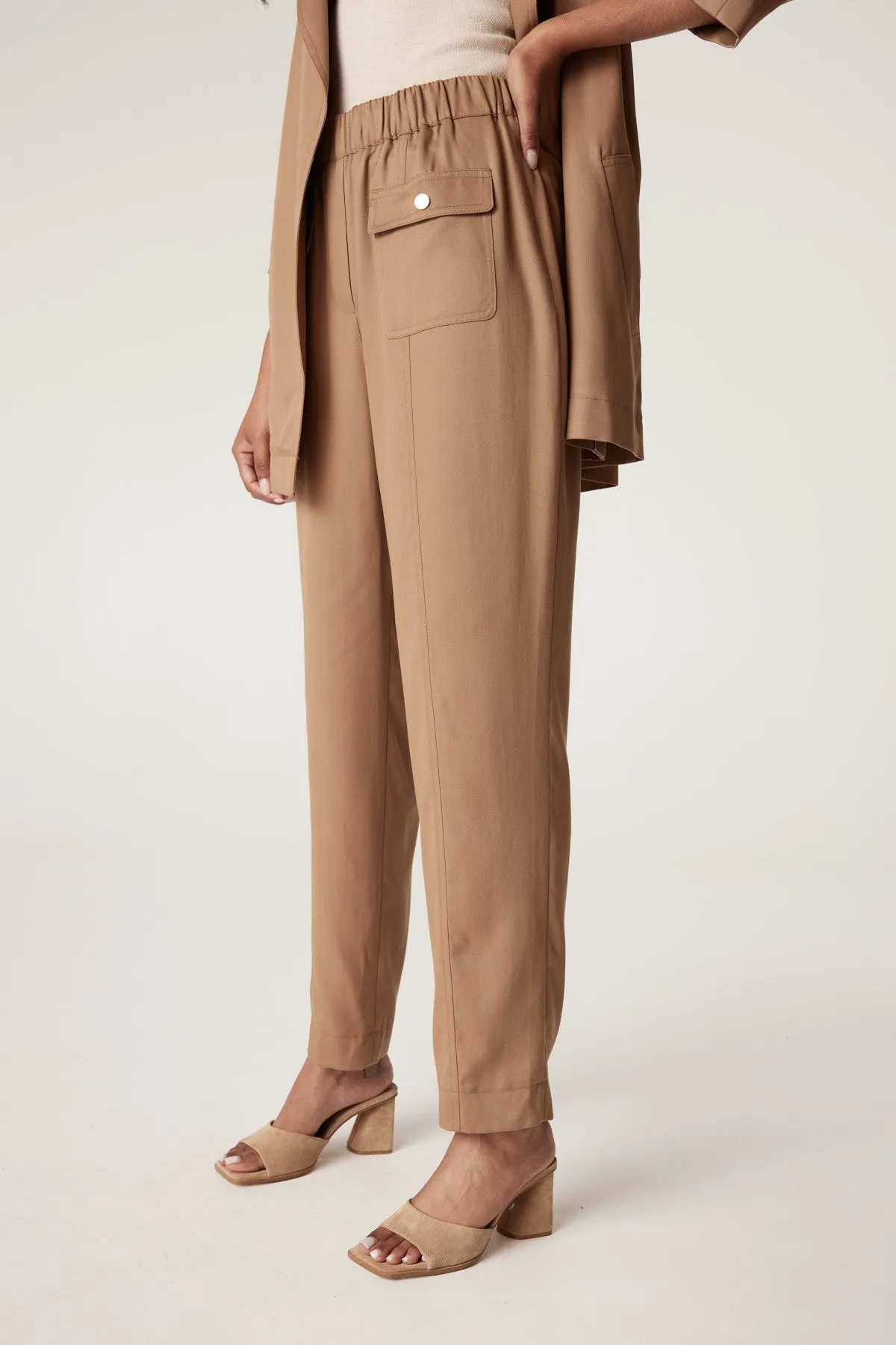 Carmen Tencel Pant - Camel