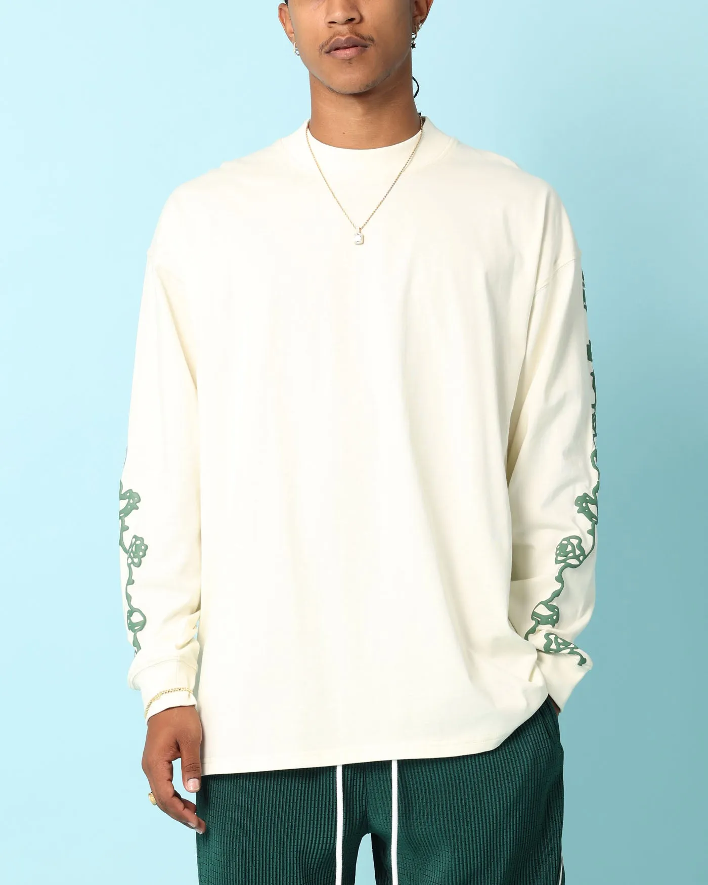 Carré Rosebowl Oversized Long Sleeve T-Shirt Off White