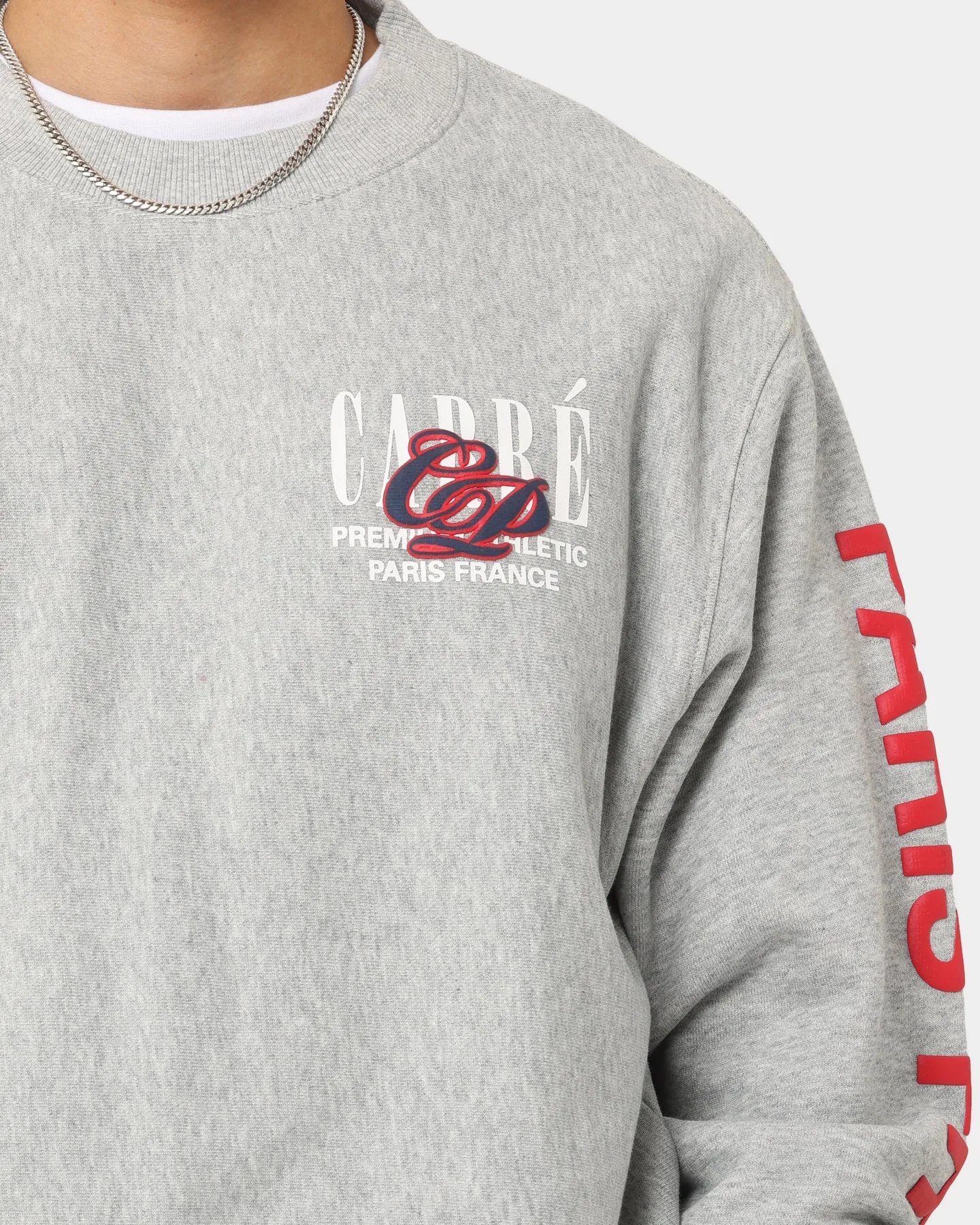 Carré Top Team Crewneck Grey Marle