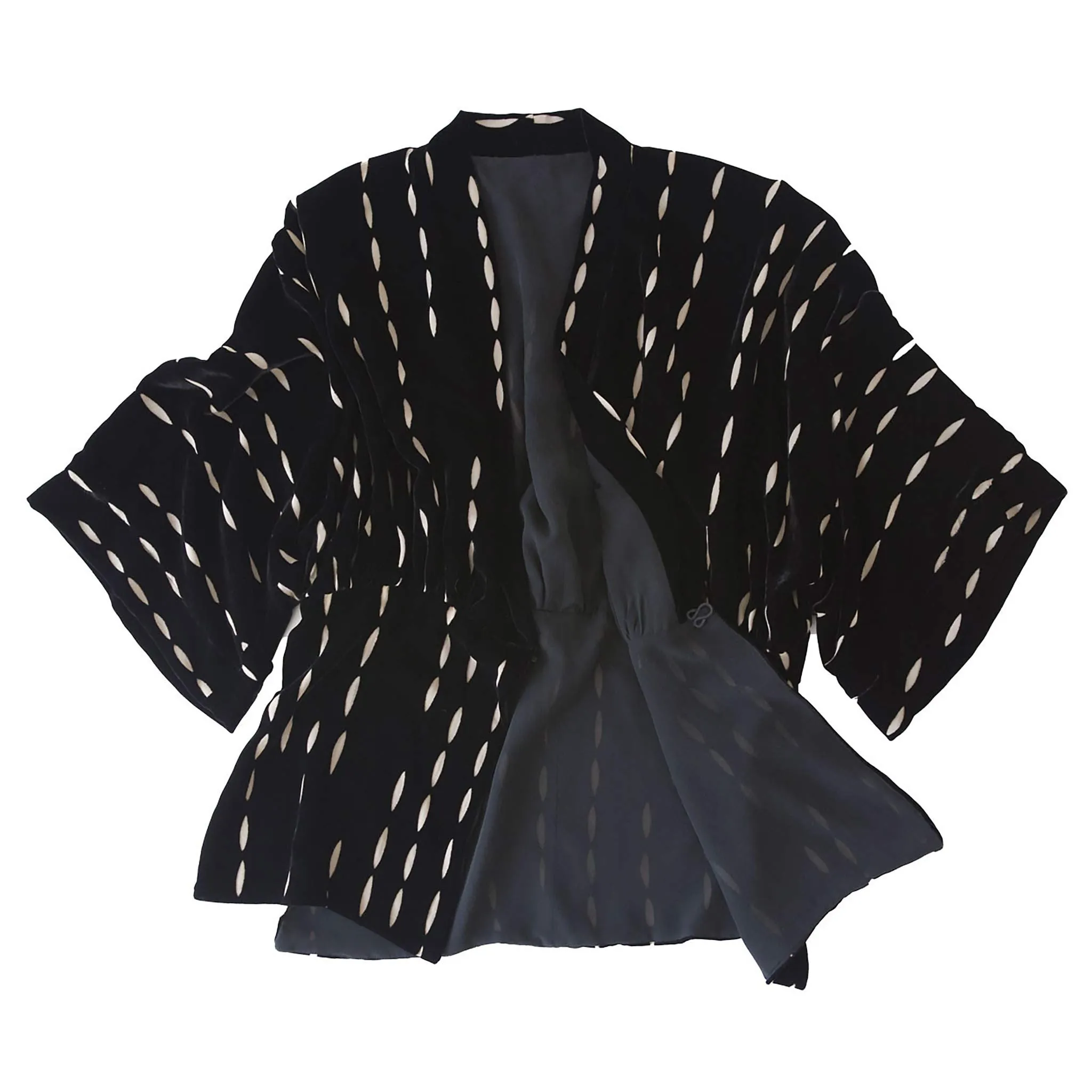 Charis Silk Cut Velvet  Bed Jacket