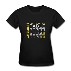 Chemists Do It On The Table Periodically Women's T-Shirt