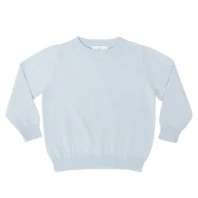 Christopher Crewneck Sweater in Bay Tree Blue