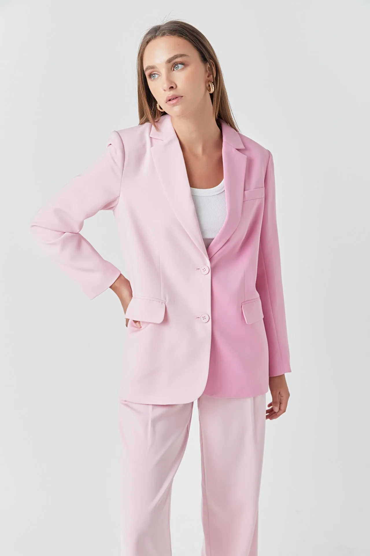 Color Block Blazer