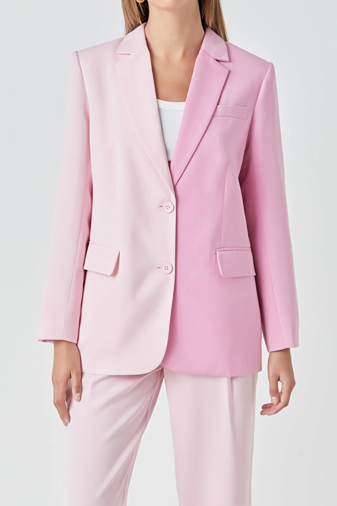 Color Block Blazer