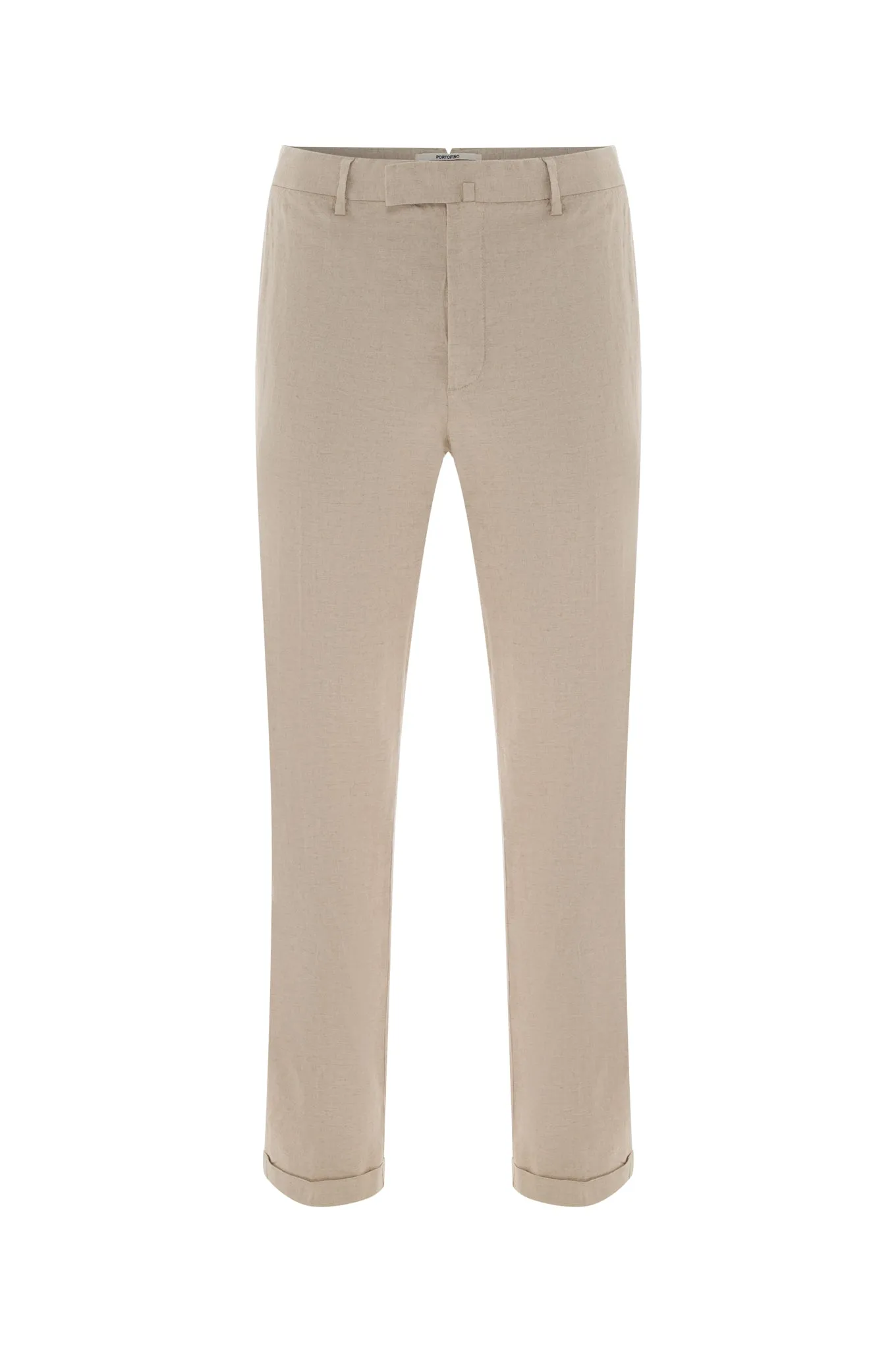 Comfort linen chino trousers